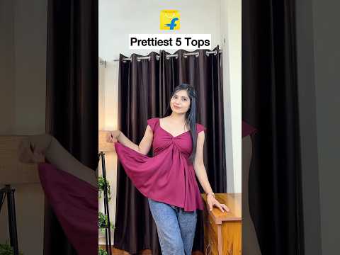 5 Prettiest Tops 🌺Flipkart | Affordable Tops | Party Wear Top | #tops #unboxing #partyweartops