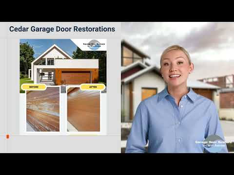 Cedar Garage Door Restoration