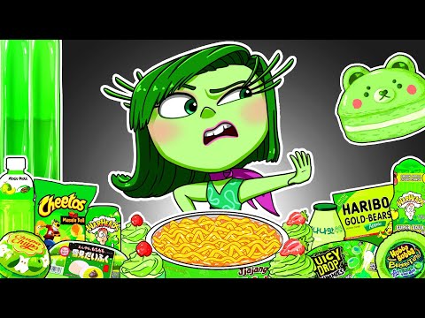 Inside Out Emoji ASMR Mukbang 🍕🍗 Challenge Emoticon Mukbang | Tasty Toon