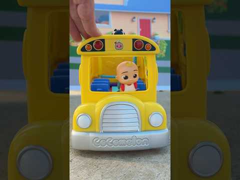 Baby JJ is ready to ride the bus to school! Toy Pretend Play! #cocomelon #toys