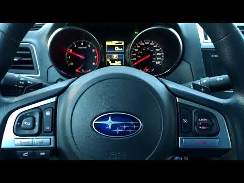 2017 Subaru Legacy 2.5i Cold Start  -25C