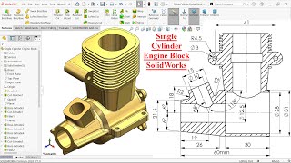 SolidWorks Advanced Tutorial-Single Cylinder Engine Block Modeling