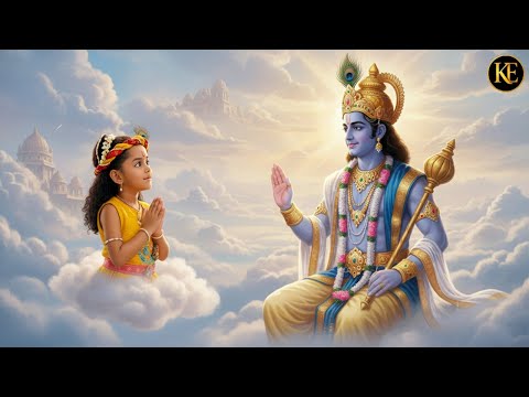 जब बाल कान्हा ख़ुद भगवान विष्णु से मिले || Yashomati Maiya ke nandlala