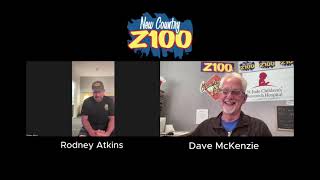 🎸 Rodney Atkins chats with the New Country Z100 Radio Roadhouse! 🎤