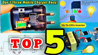 Top 5 Electronics Projects with Old Scrap