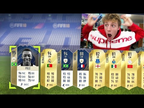 95 PELE & 94 RONALDO IN THE MOST ICONIC FIFA 18 PACK OPENING