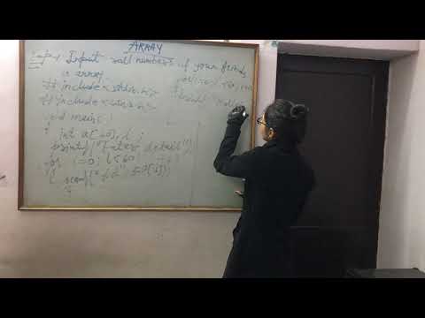 One-Dimensional Array Example