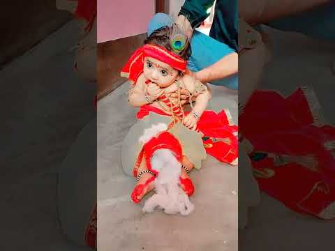Happy janmashtami in advance #trending #janmashtami #krishna #cute #1million