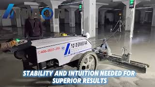 HWAON Rear-Seat Laser Screed | High Visibility & Precision Control for Concrete Floors