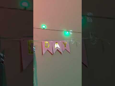 #bday#decor#lights