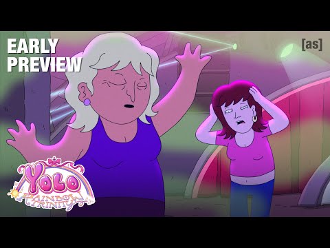 The Club on Sarah's Dad's Back | EARLY PREVIEW | YOLO: Rainbow Trinity | adult swim