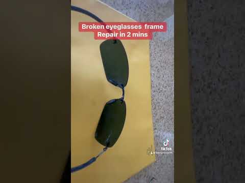 I Fixed My Broken Glasses Using Only 1 Tool
