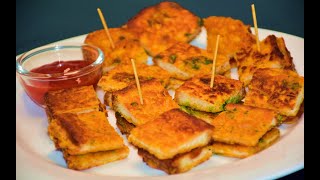 Bread Snacks 5 Minutes | Easy Snacks at Home | Bread Pakora | Bread Recipes | Evening Snacks