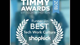 Timmy Awards - Best Tech Work Culture Runner Up