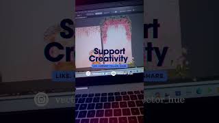 Just a Reminder! Support creativity, follow my graphic design updates on Instagram: @vector.hue