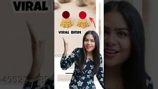 Meesho Viral Bindi Ghar pe Bana Li #diy #viral #craft #bindi #meesho