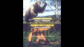 Megatherium #vs Gigantopithecus #edit #1v1 #shorts #animals