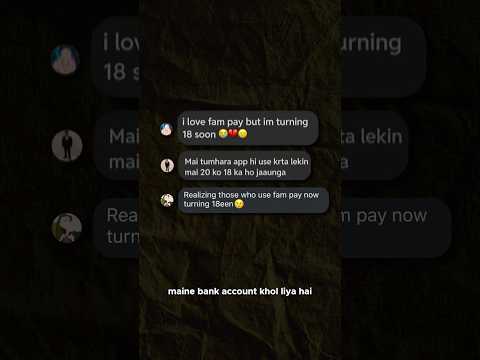 FamApp update for 18+ | Bank account linking #bankaccountfamapp