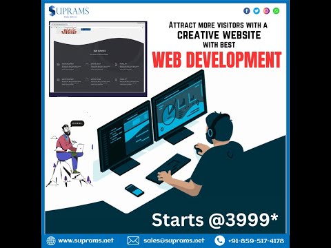 Development: E-commerce, ERP, CRM