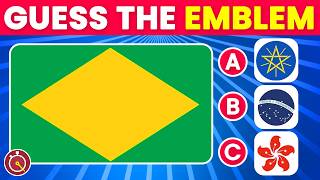 Can You Guess the Emblem on These Flags? 🌍