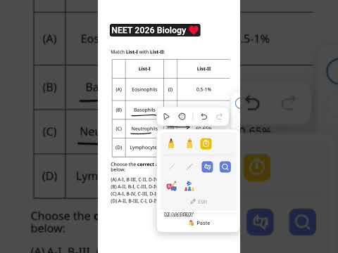 "NEET 2026 Biology | Important Concepts & MCQs" #kumarsir
