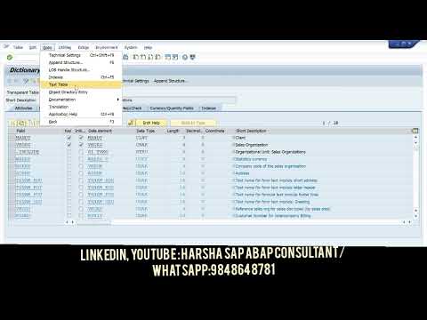 Learn Text Tables In Sap Abap