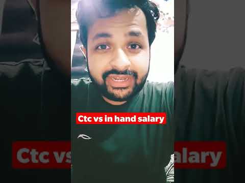 CTC vs In Hand Salary  #shorts