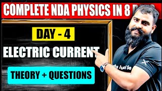Most Important NDA Physics (Complete Electric Current) One Shot! 😎 NDA 2025 Physics 💯 NDA Physics