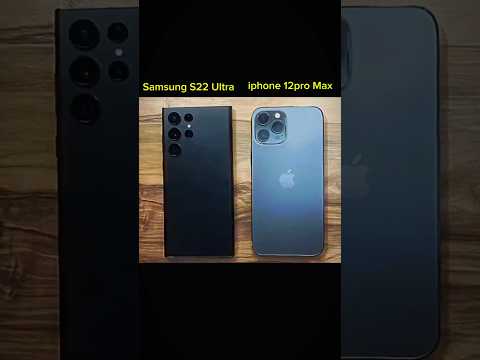 Samsung S22 Ultra vs iPhone 12 Pro Max – Speed Test & Display Review | Which One Wins? #smartphone