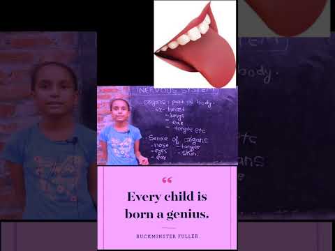 Nervous system by child  #shorts  #biology