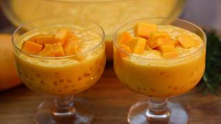 🥭 If You Have a Mango, Make This Tropical Dessert in Minutes | Tapioca with Coconut 🥥