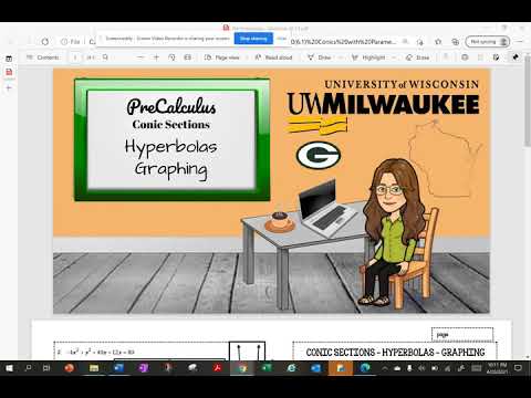 Conic Sections:   Hyperbolas -  Graphing