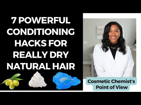 7 Powerful CONDITIONING Hacks for REALLY Dry Natural Hair!