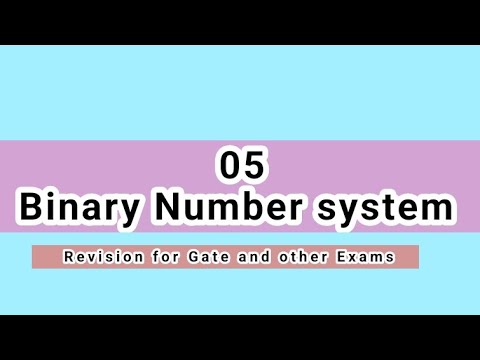 05 Binary Number system #gate #exam