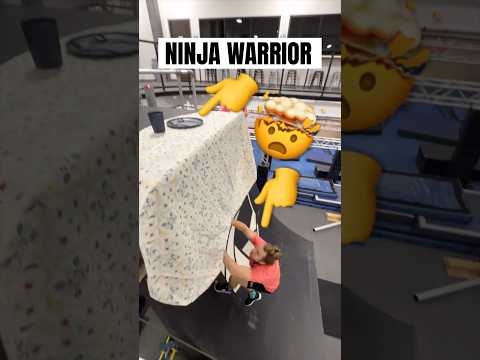 TABLECLOTH RIP TRICK VS NINJA WARRIOR 🤯