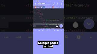 Multiple pages in html5