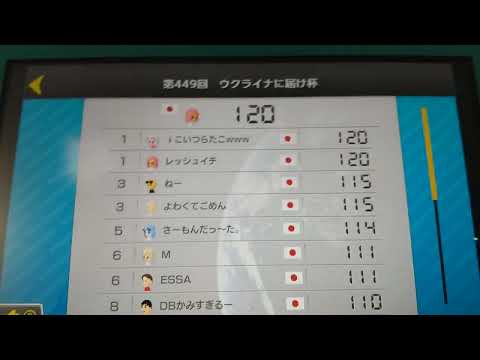 ウクライナに届け杯: 完全制覇(120pt)達成㊗️🎉【マリオカート8デラックス】