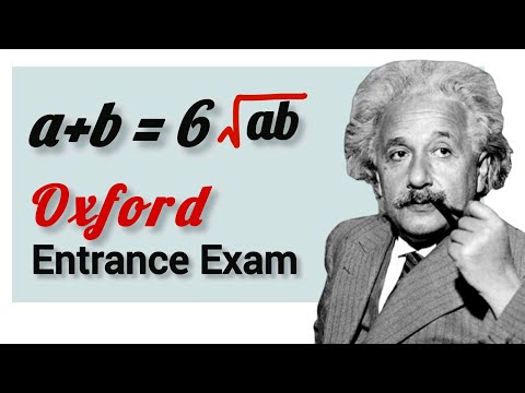 Nice Math Problem | Oxford University Entrance Exam Question | How to solve