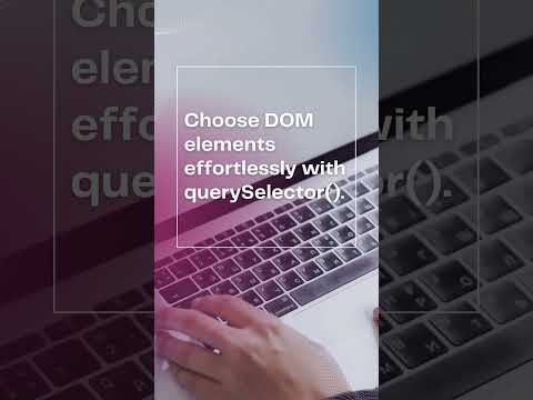DOM selection made easy: Tips To Improve Your Code #shorts
