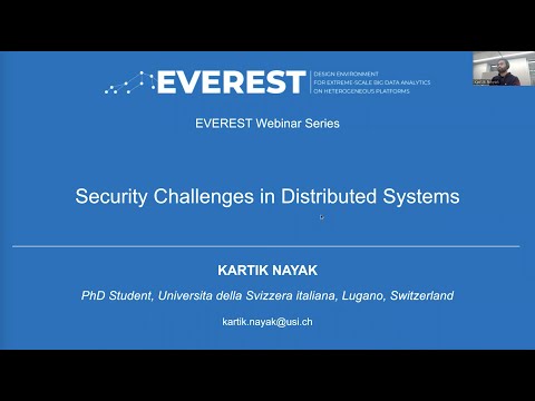3. EVEREST project webinar: Security challenges in distributed systems
