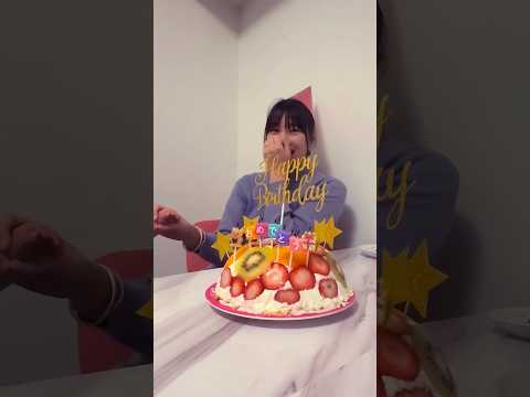 家族にお誕生日のお祝い🎂をしてもらって涙… #ゆめみん日和 #happybirthday