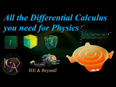 Differential Calculus for Physics with VISUALISATIONS | Mathematical Essentials Part 3 | JEE