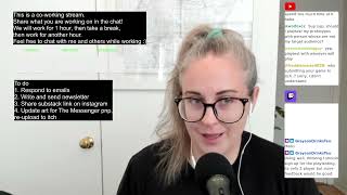 Co-working stream: Come get things done with me!