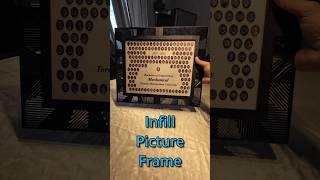 Custom picture frames, from the inside out! #3dprinting #3dprint #design #engineering