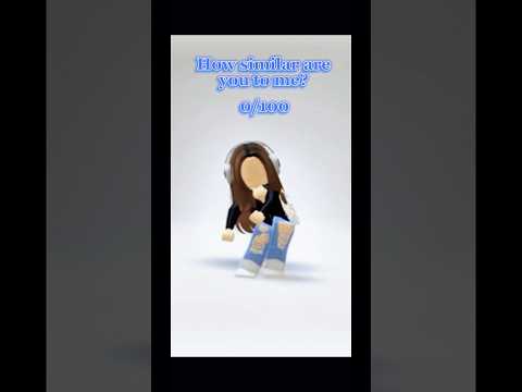 How similar are we?? #gameplay #robloxedit #roblox #myavatar #robloxgame #edit
