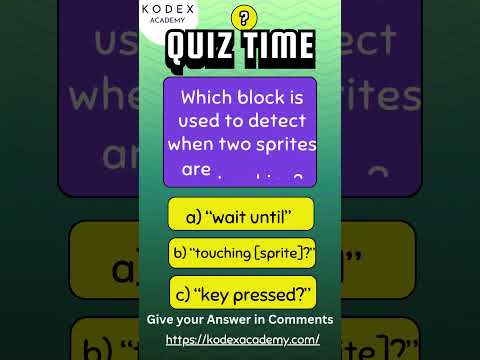Scratch quiz time  by Kodex Academy #scratch #education #quiz #learning #explore #funlearning #kids