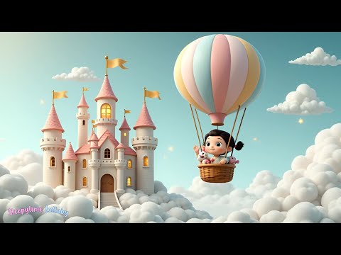 Castles in the Sky Lullaby | 10 Hours of Magical Music & Dreamy Cloud Animation for Babies, Toddlers