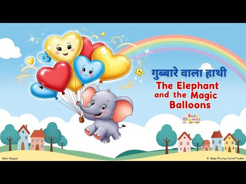 🐘🎈 गुब्बारे वाला हाथी #babyrhymes  #toddlercartoons  #cocomelon #babyshark  #hindikidsstories