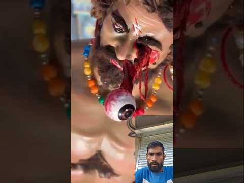 মহিষাসুরকে বধ কিভাবে করেছে দেখো😲 🙏 #shorts #shortvideo #shortsfeed