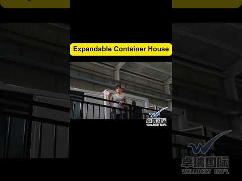 Expandable Container House   #containerhome #shippingcontainerhouse #prefabbuilding